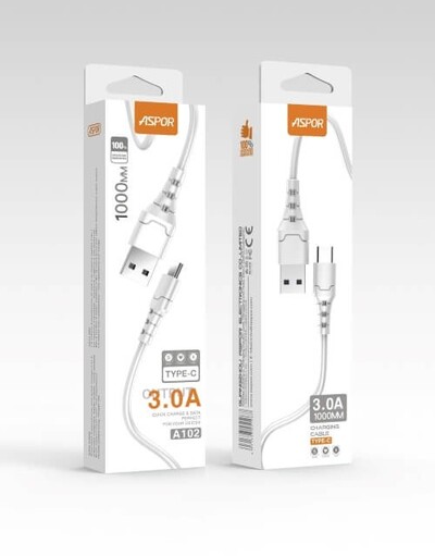 Aspor Fast Charging Type-C Cable A102